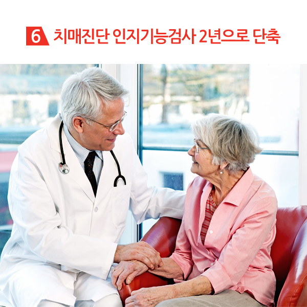 6. 치매진단 인지기능검사 2년으로 단축